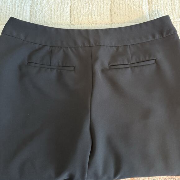 Liz Claiborne Emma Classic Black Ankle Pants Size 12 Staple Office Essential - Picture 11 of 13